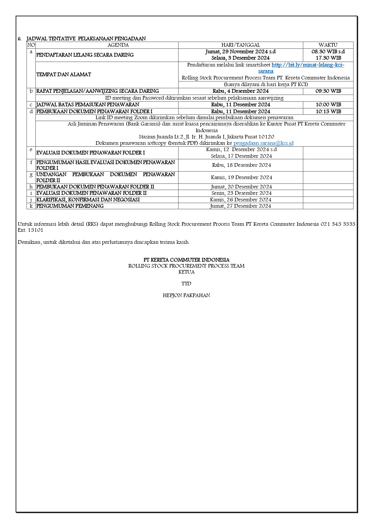 007 pengumuman ulang tender page 0002